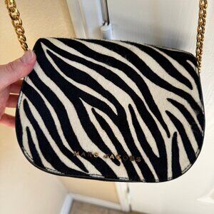 Marc Jacobs Zebra Print Crossbody Purse